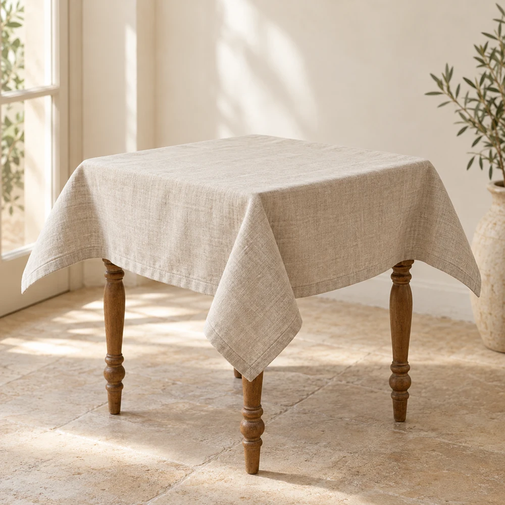 Petite Tablecloth — Oat, Square