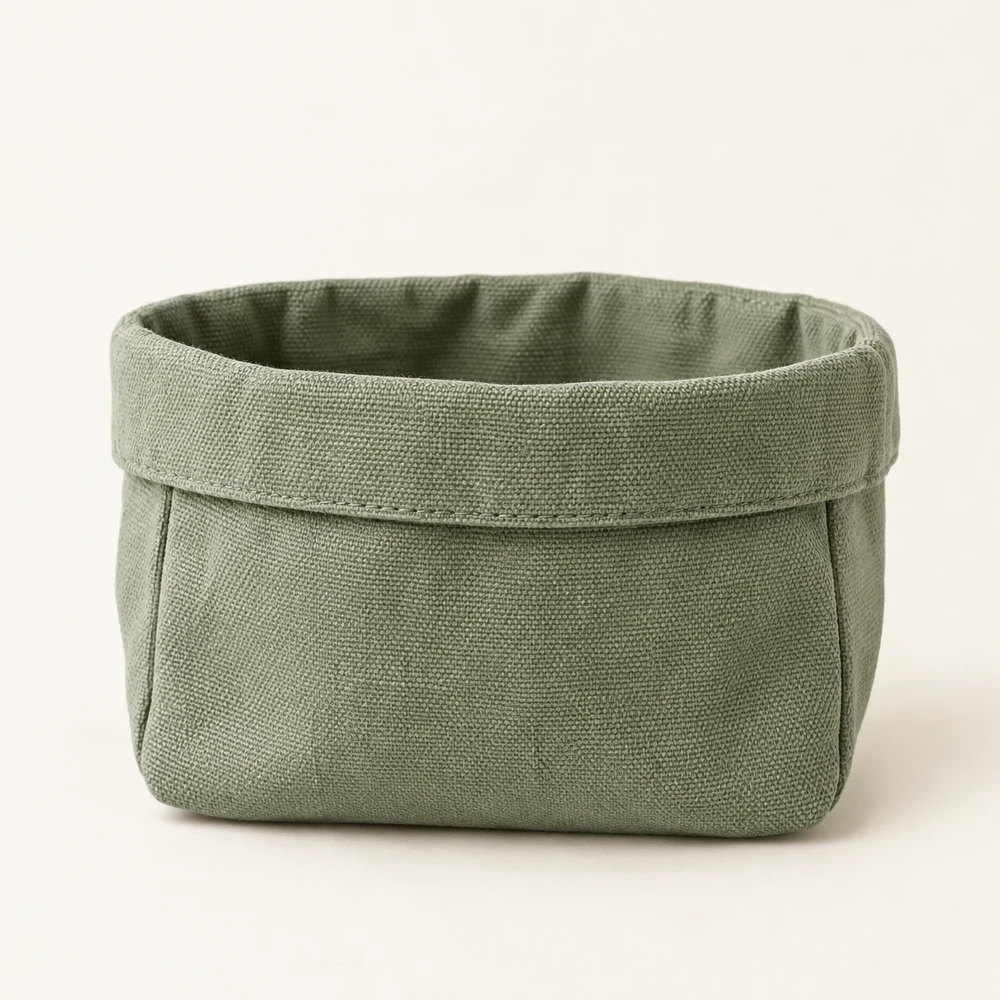 Fabric Catchall — Sage, Basket