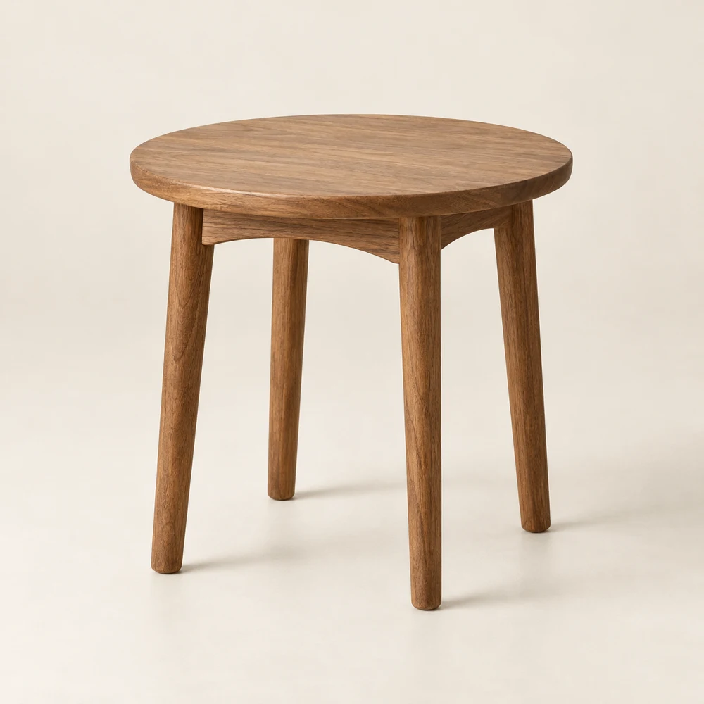 Cottage Side Table — Light walnut, Table